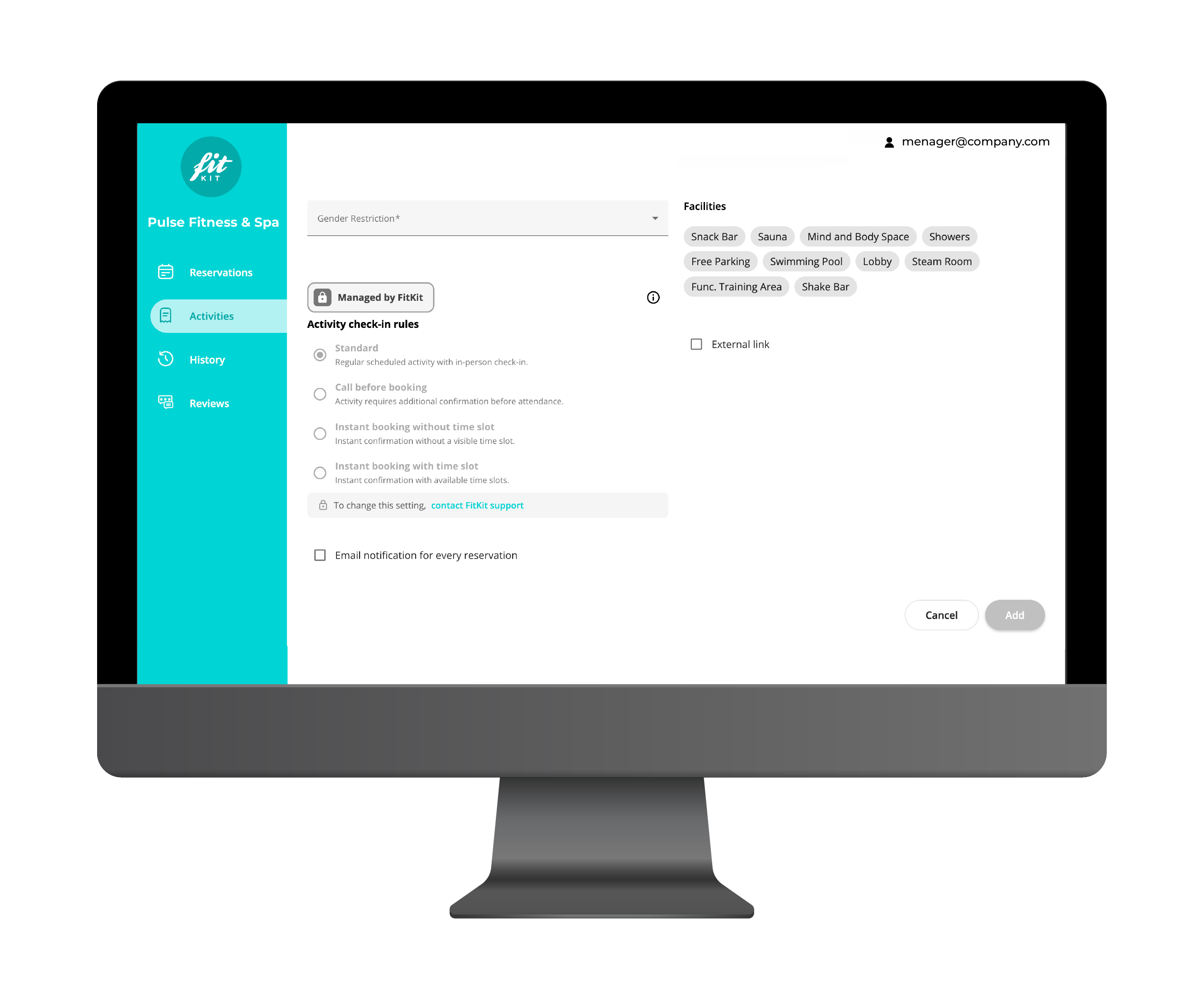 Zen desk__Активности- формата Add activity со заклучениот „Managed by FitKit-.png